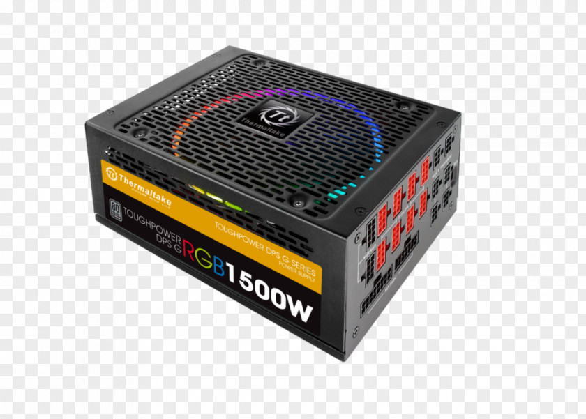 Power Supply Unit (computer) Toughpower DPS G 1050W Gold P/N: PS-TPG-1050DPCG-G RGB 1500W PS-TPG-1500DPCTXX-T Thermaltake Color Model PNG