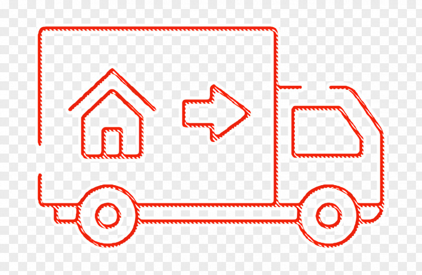 Real Estate Icon Moving Truck PNG
