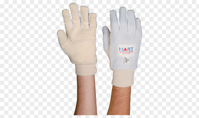 Wicket-keeper's Gloves Finger Chamois Leather PNG