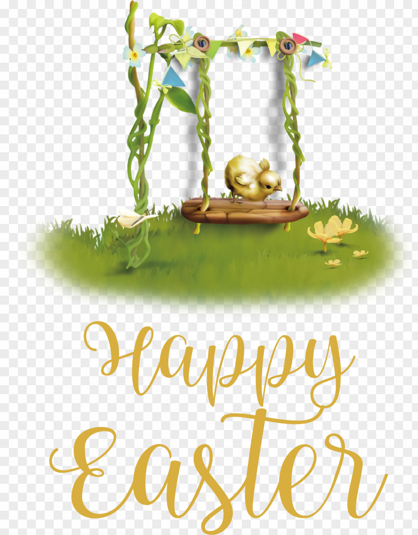 Happy Easter Chicken And Ducklings PNG