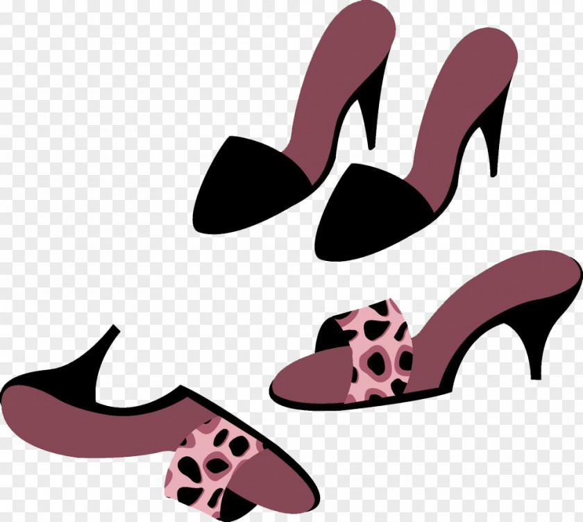 Ms. Heels Slipper High-heeled Footwear Shoe Illustration PNG