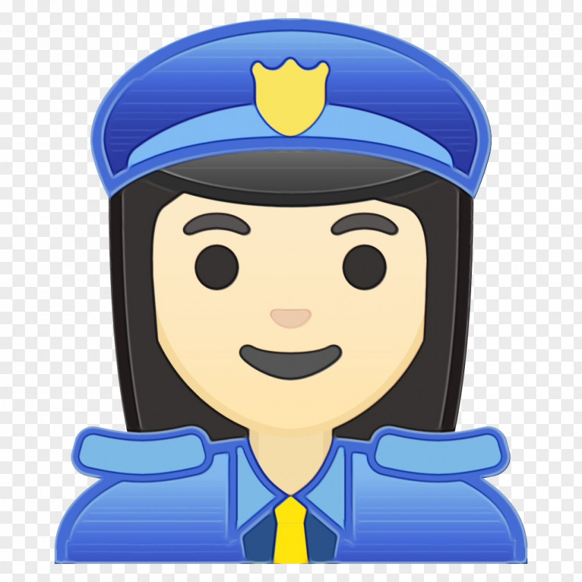 Smile Cap Police Emoji PNG