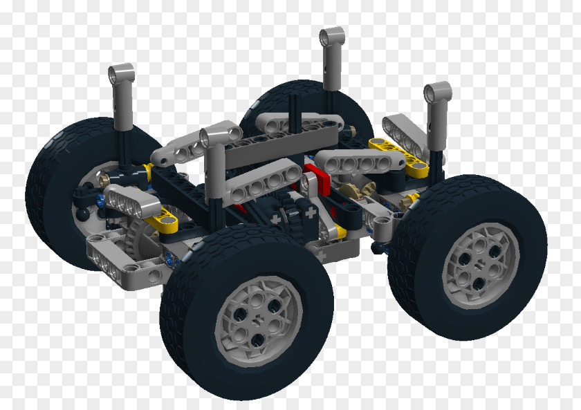 Car Tire Axle LEGO Digital Designer PNG
