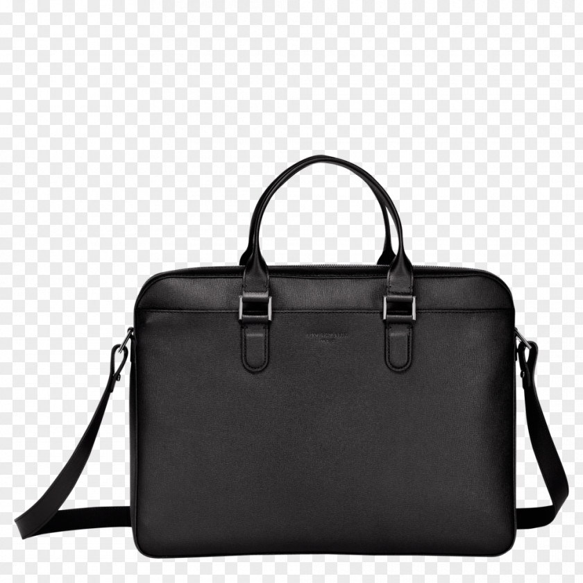 Longchamp Tan Leather Bag Briefcase Handbag PNG