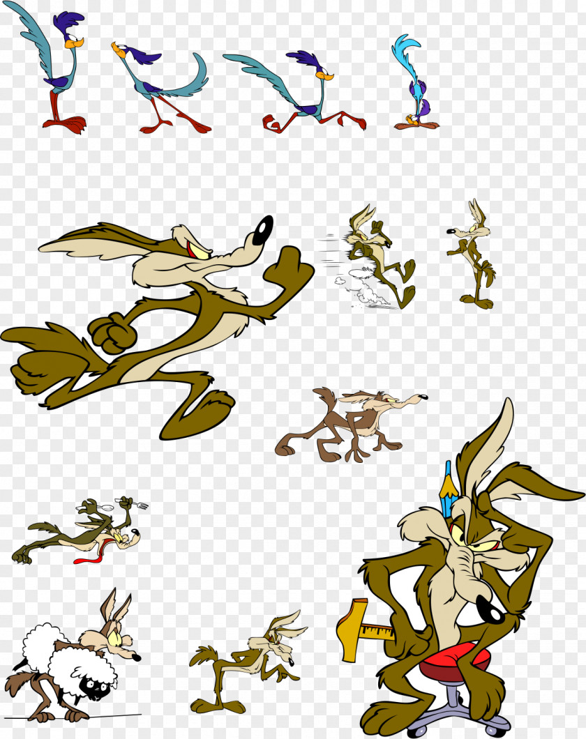 Runner Plymouth Road Wile E. Coyote And The Cartoon Looney Tunes Drawing PNG
