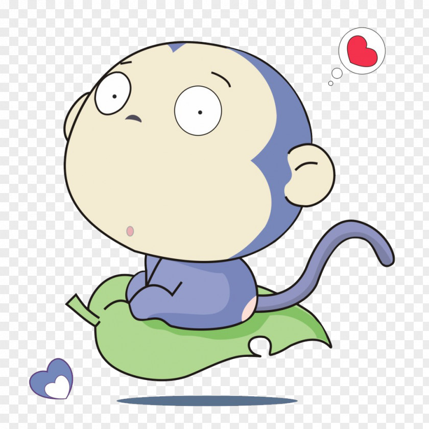 The Monkey Flew Away Moe Cuteness Cartoon PNG