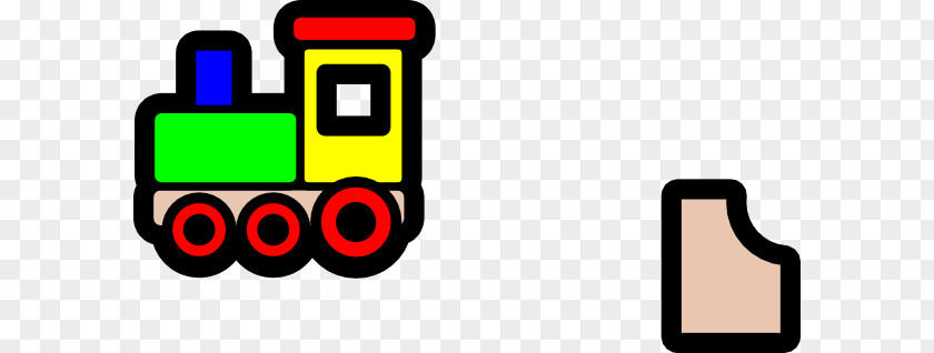 Train Outline Toy Clip Art PNG