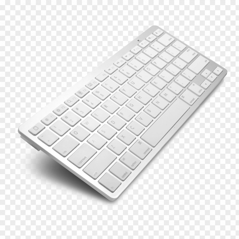 White Keyboard IPad Air Mini IPhone 4 Computer Bluetooth PNG