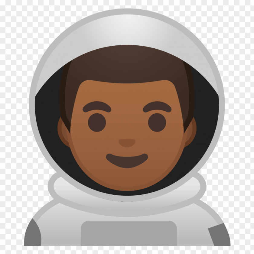 Astronaut Human Skin Color Dark Just Repeat PNG