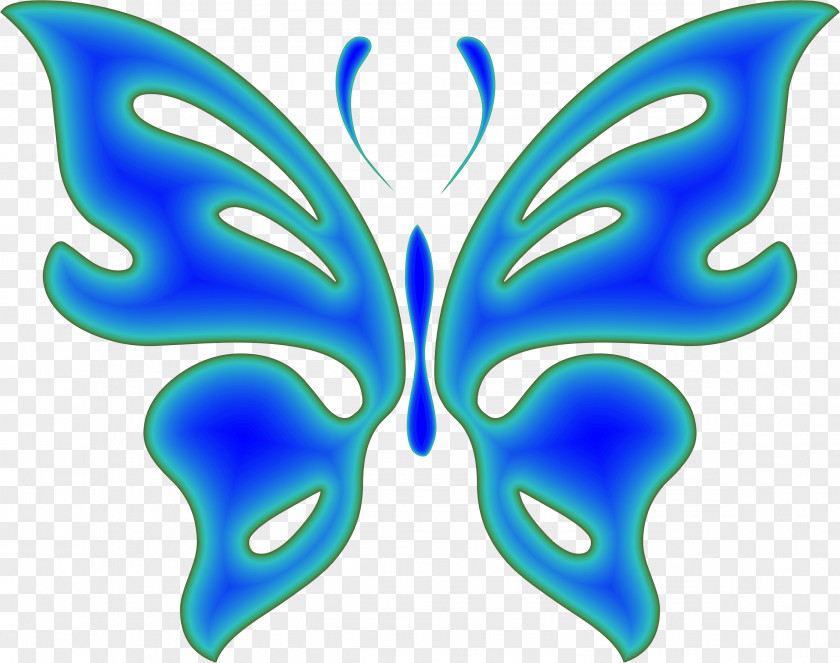 Blue Butterfly Clip Art PNG