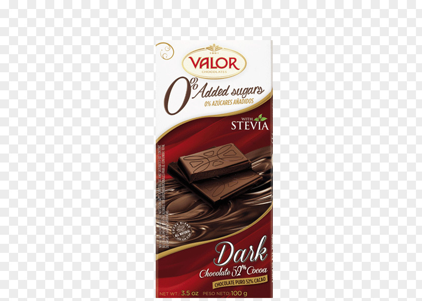 Chocolate Bar Flavor Dark Chocolates Valor, S.A. PNG