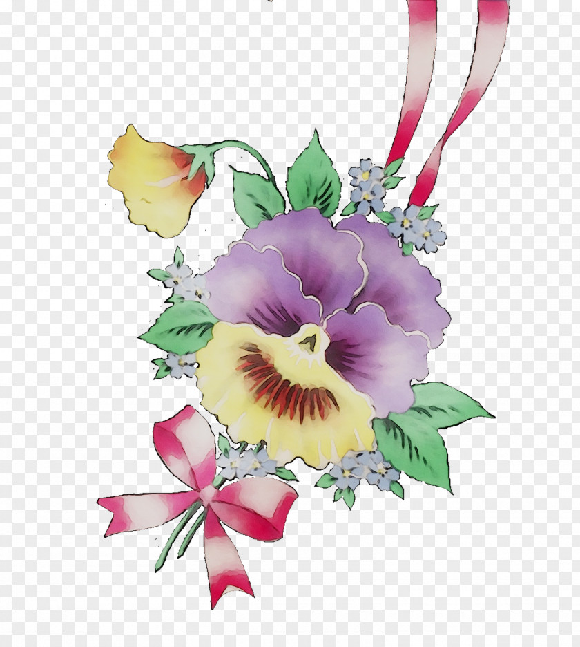 Floral Design Pansy Cut Flowers Flower Bouquet PNG