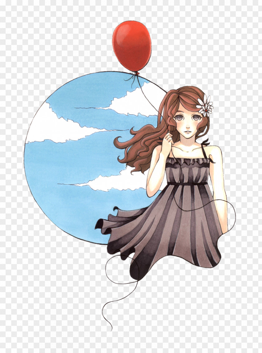 For Get Me Not Fairy Cartoon Balloon PNG