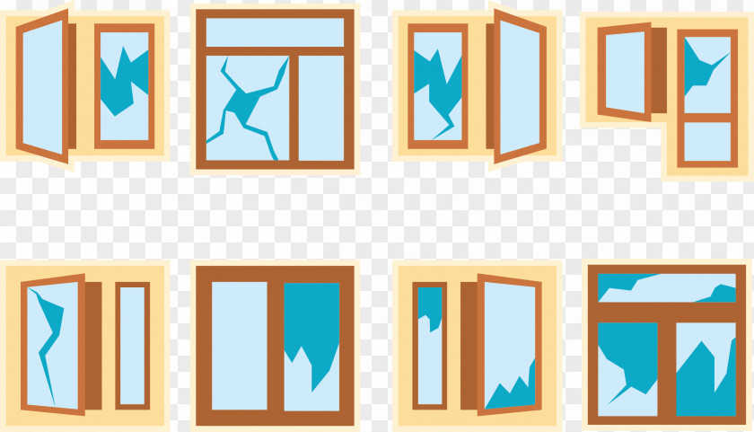 Hand-painted Ceiling Windows Door Combination Window Glass PNG