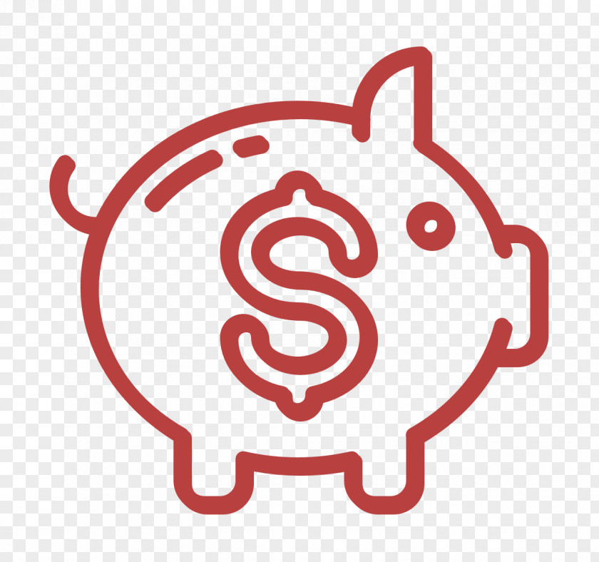 Management Icon Piggy Bank Money PNG