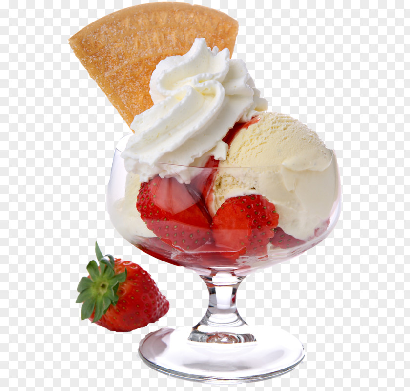 Strawberry Ice Cream Food Clip Art PNG