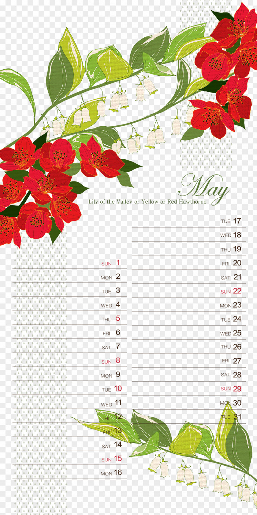 April Calendar Background Pattern Template Adobe Illustrator PNG