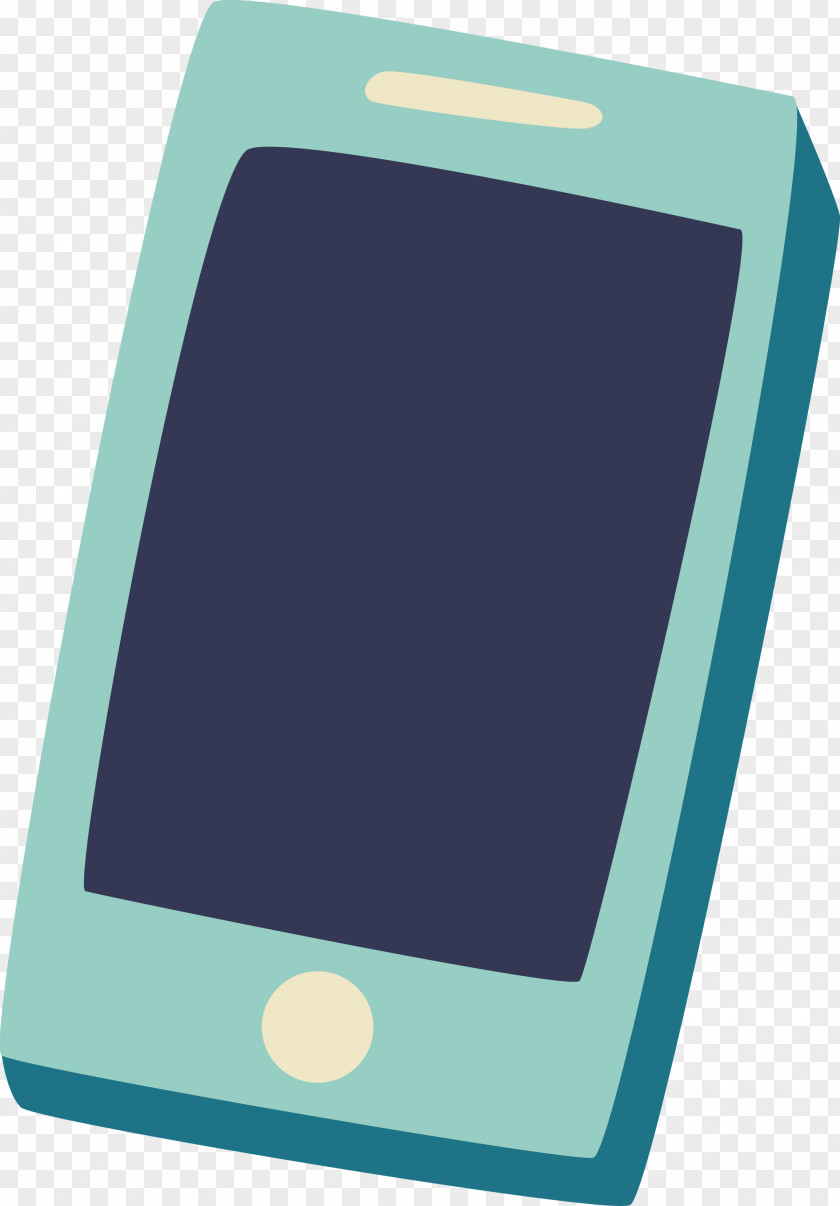 Rectangle M Cobalt Blue / Gadget Teal Multimedia PNG