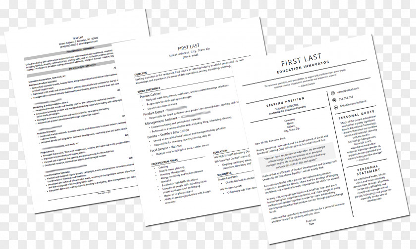 Resume Portfolio Document Line Angle PNG