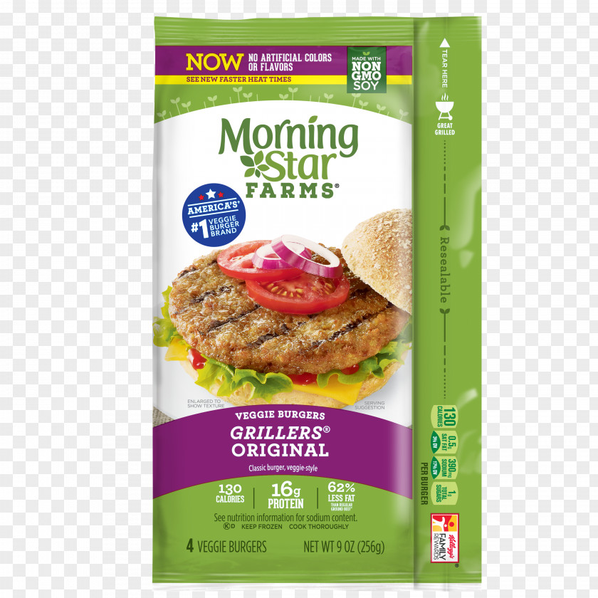 Veggie Burger Morningstar Farms Burgers Garden Patties Hamburger MorningStar Grillers Prime PNG