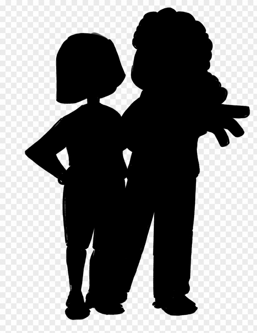 Family Conversation Silhouette PNG