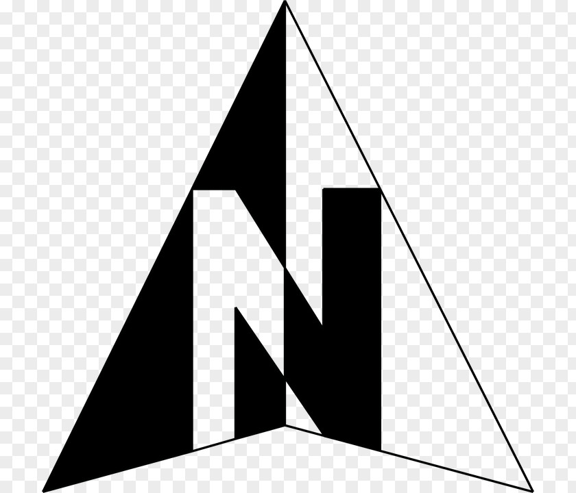 Geography Direction Arrow Points North Symbol PNG