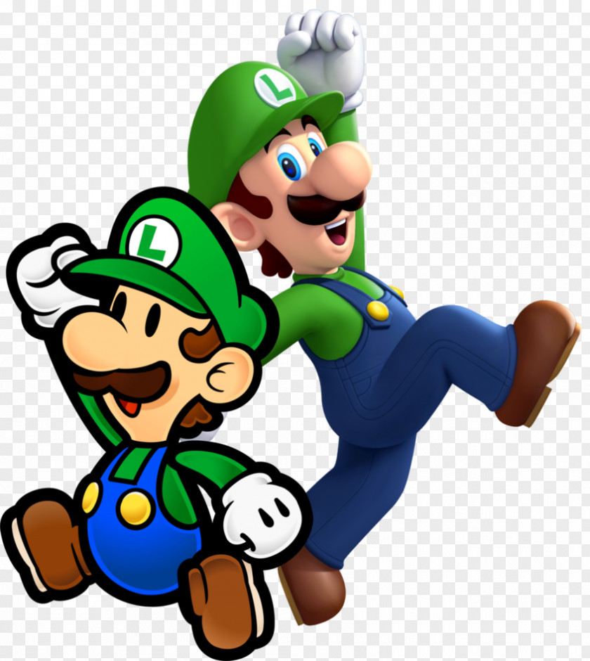Luigi Mario & Luigi: Paper Jam Super Partners In Time PNG