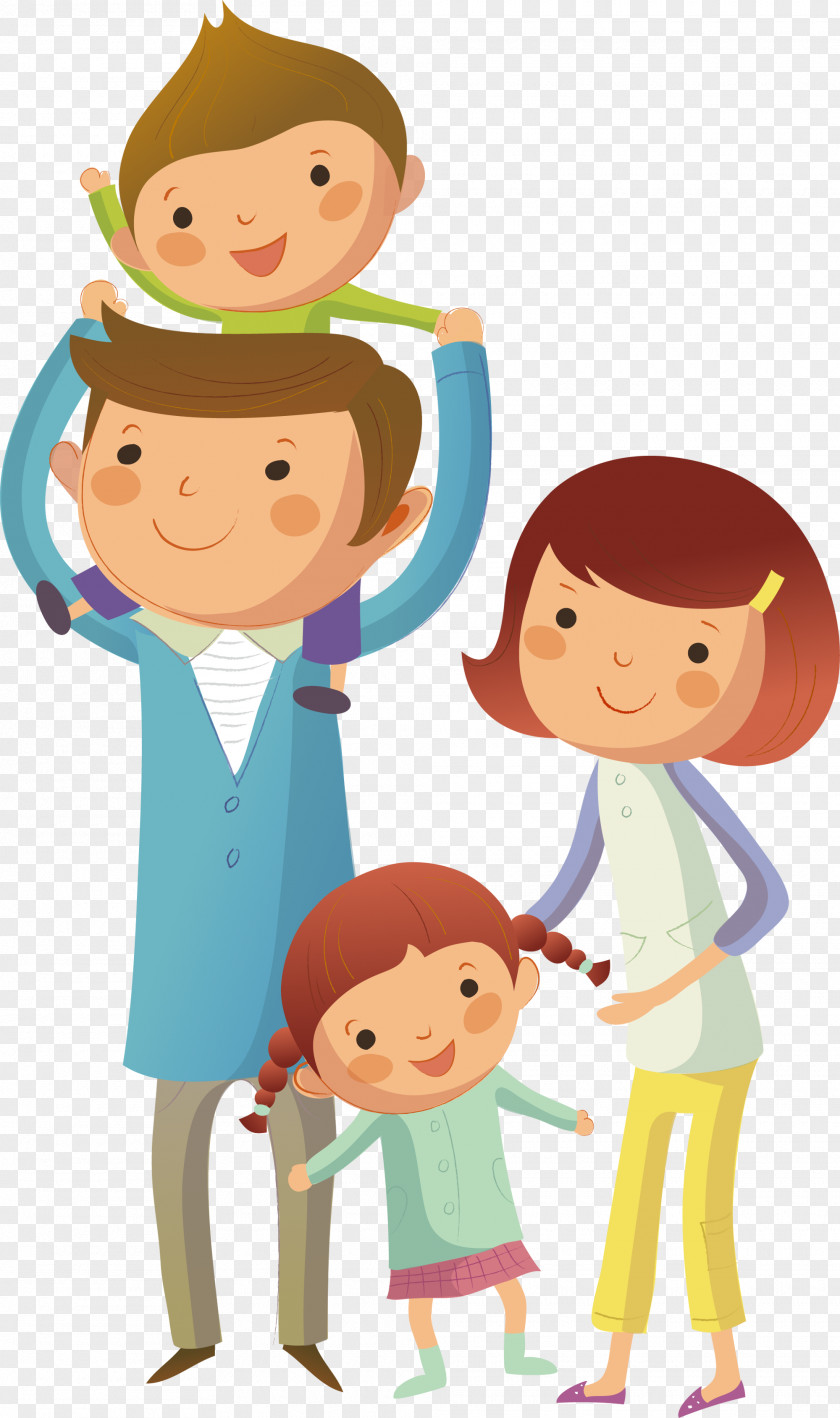 Mom And Dad Cartoon Vector Graphics Father Family Clip Art PNG