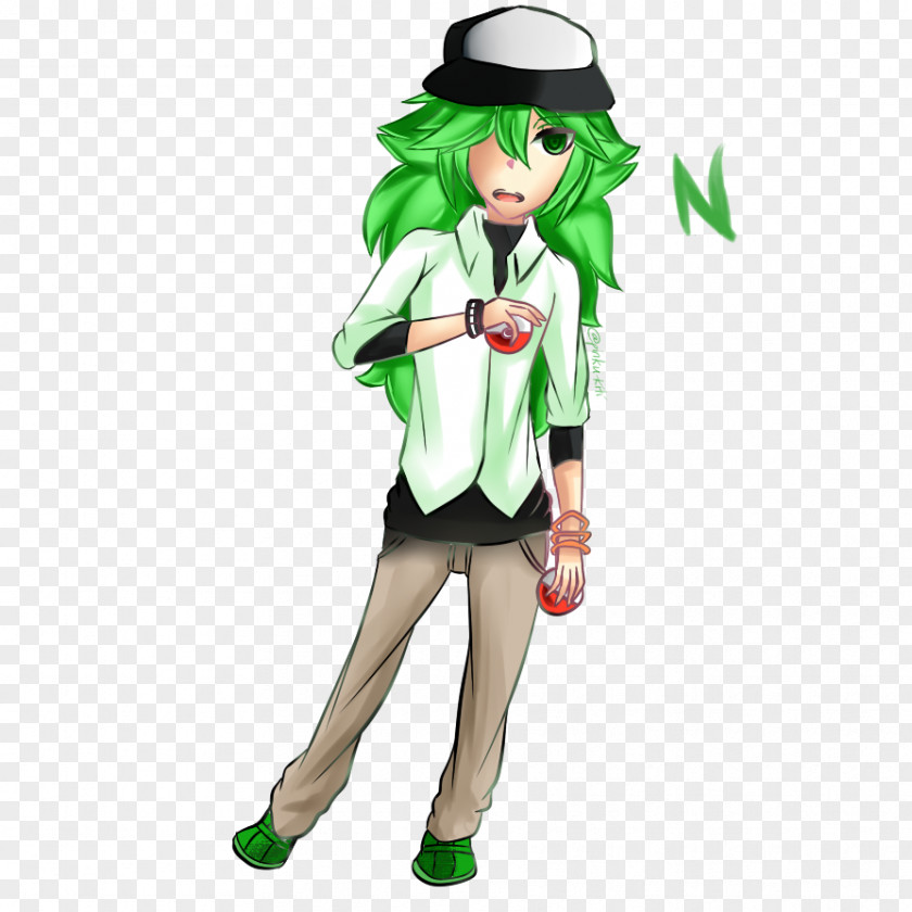Pokemon Black And White Costume Design Green Cartoon PNG