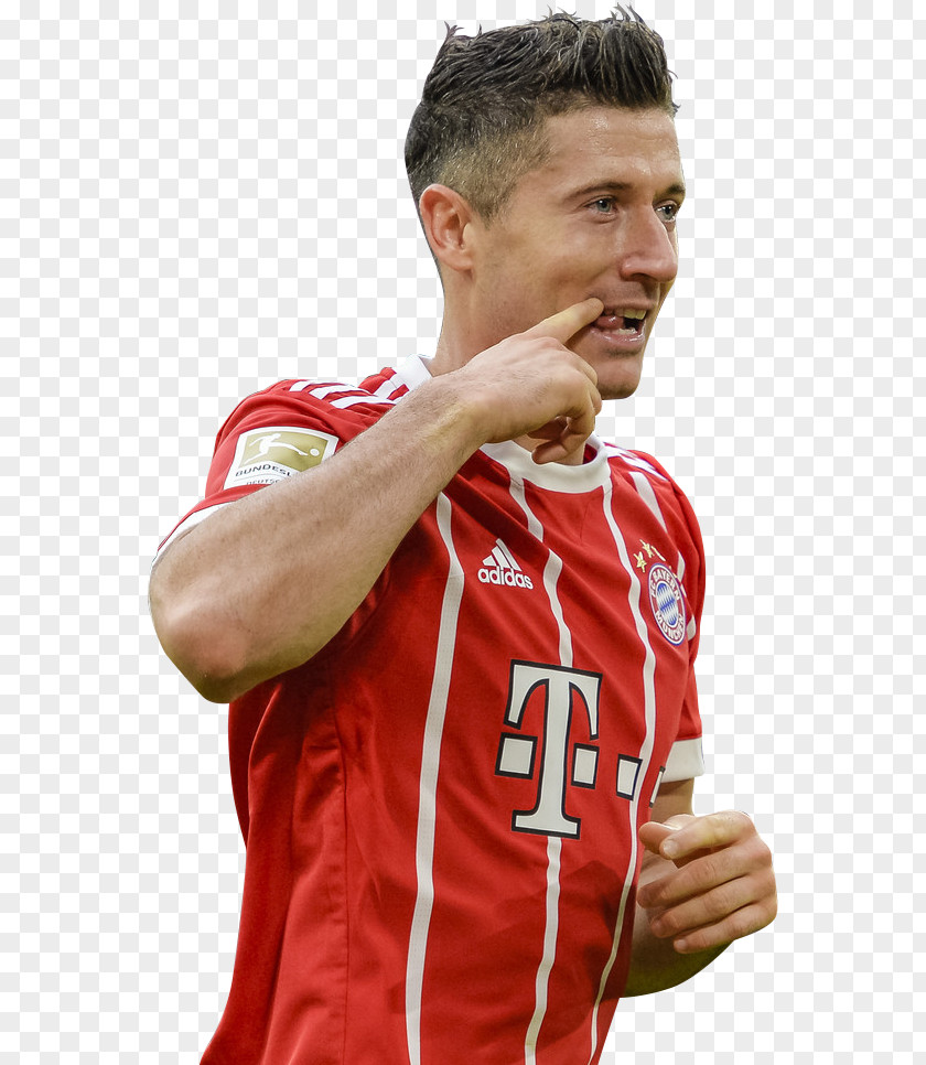 Robert Lewandowski FC Bayern Munich Soccer Player Sport Art PNG