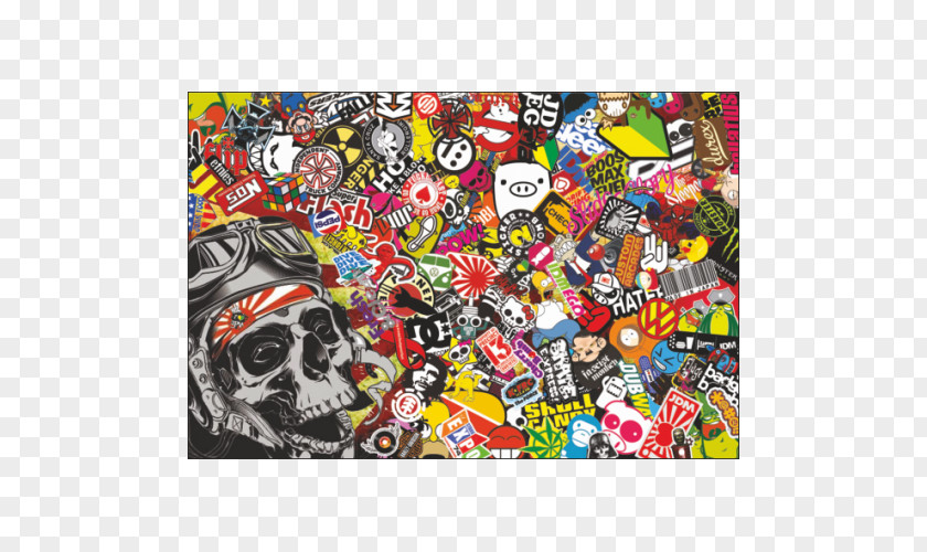 Sticker Bomb Art Наклейка Vinyl Group Smiley PNG