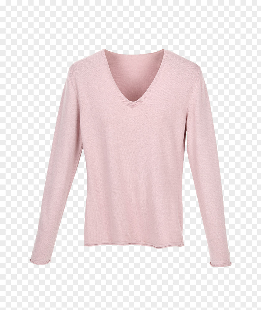 T-shirt Long-sleeved Shoulder Blouse PNG