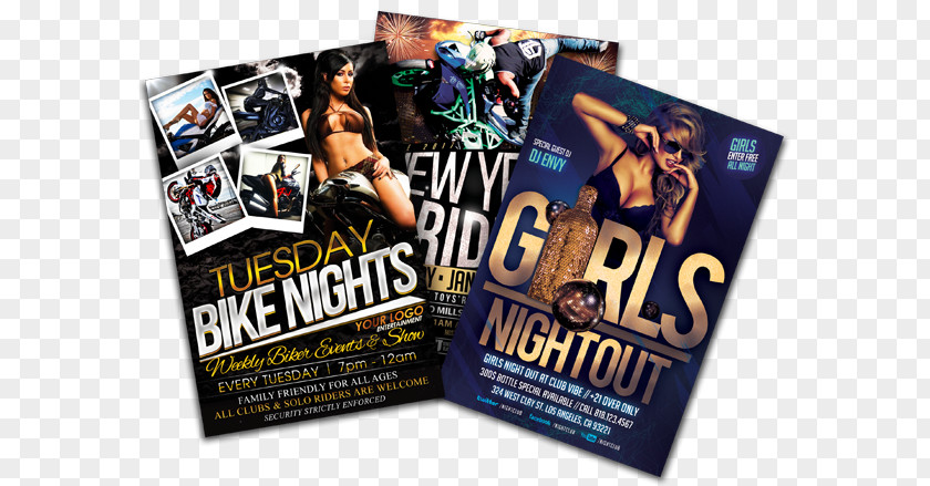 Clubnight Flyer Brand Poster PNG