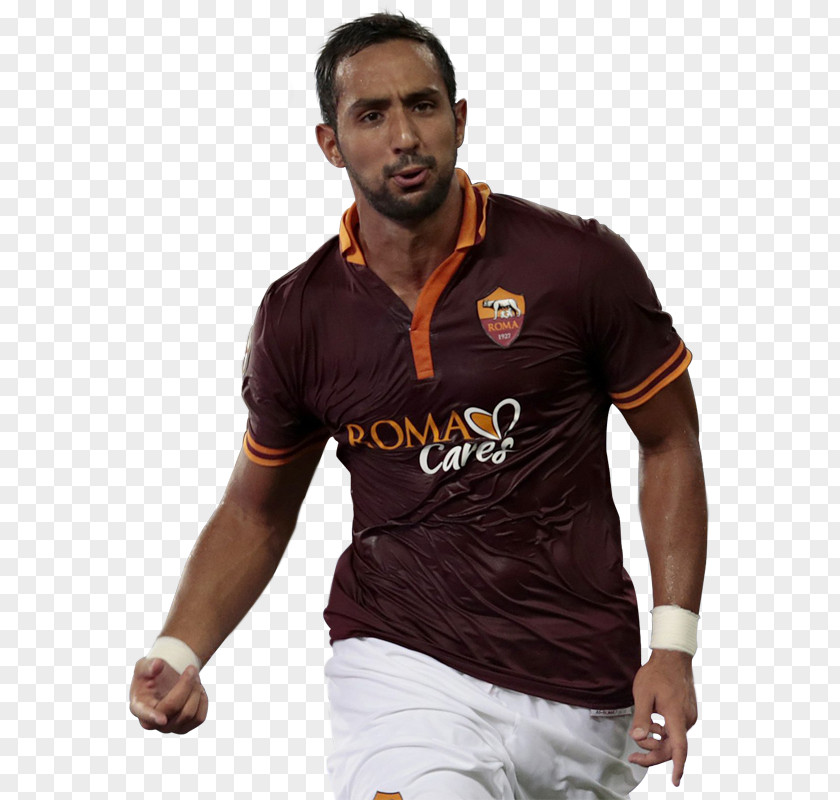 Mehdi Benatia Medhi A.S. Roma T-shirt Team Sport PNG