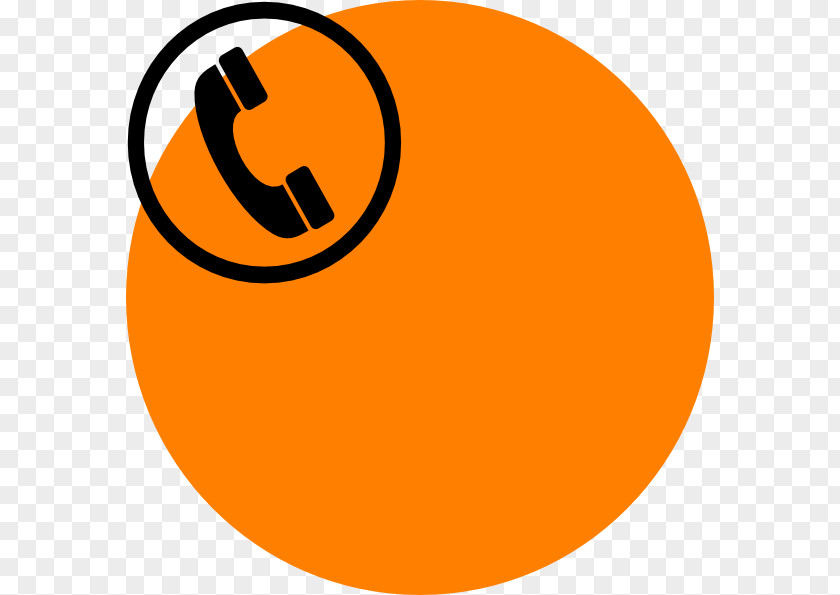 Orange Old Phone Telephone Number Clip Art IPhone PNG