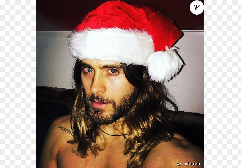 Santa Claus Jared Leto Joker Suicide Squad Christmas PNG