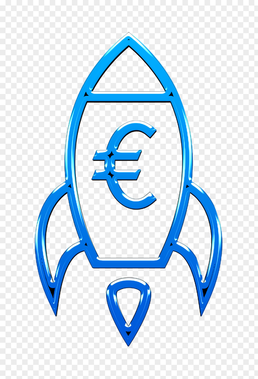 Symbol Electric Blue Currency Icon Euro Finance PNG