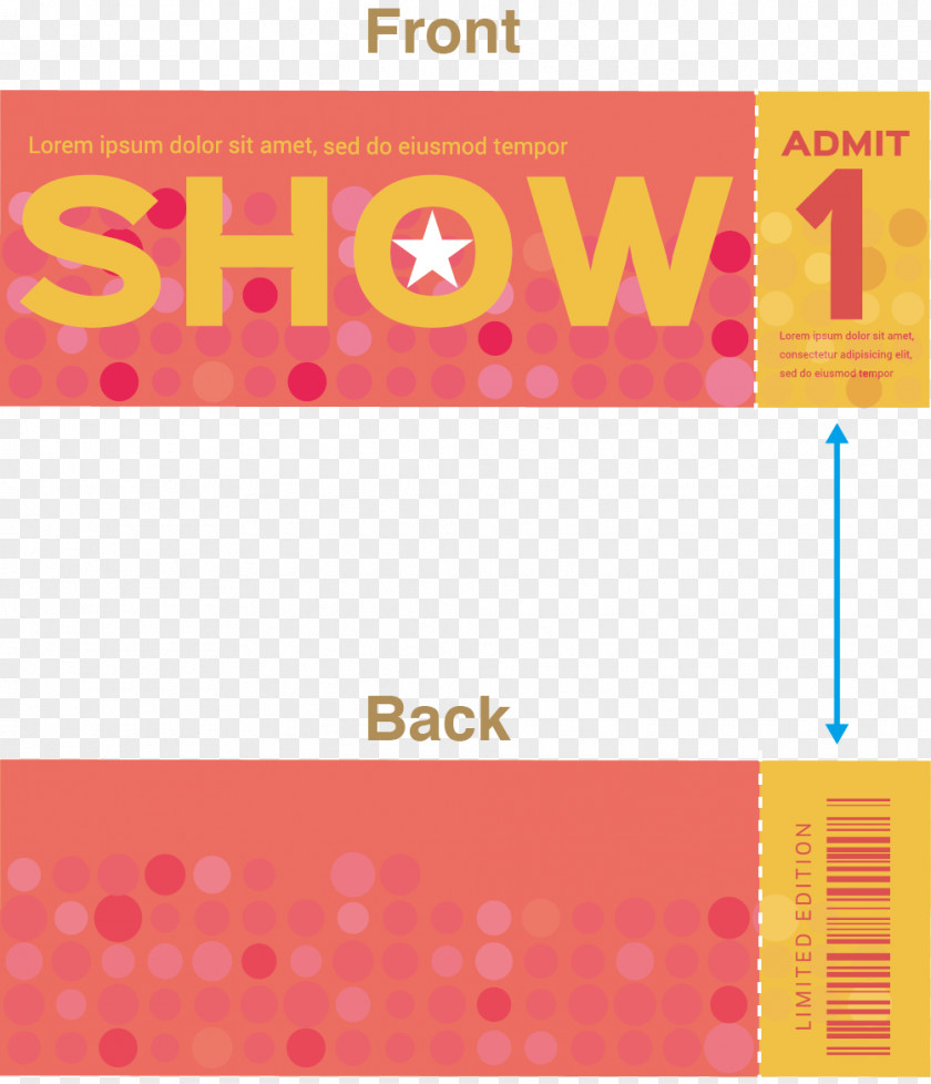 Ticket Stub Paper Voucher Sales Logo PNG