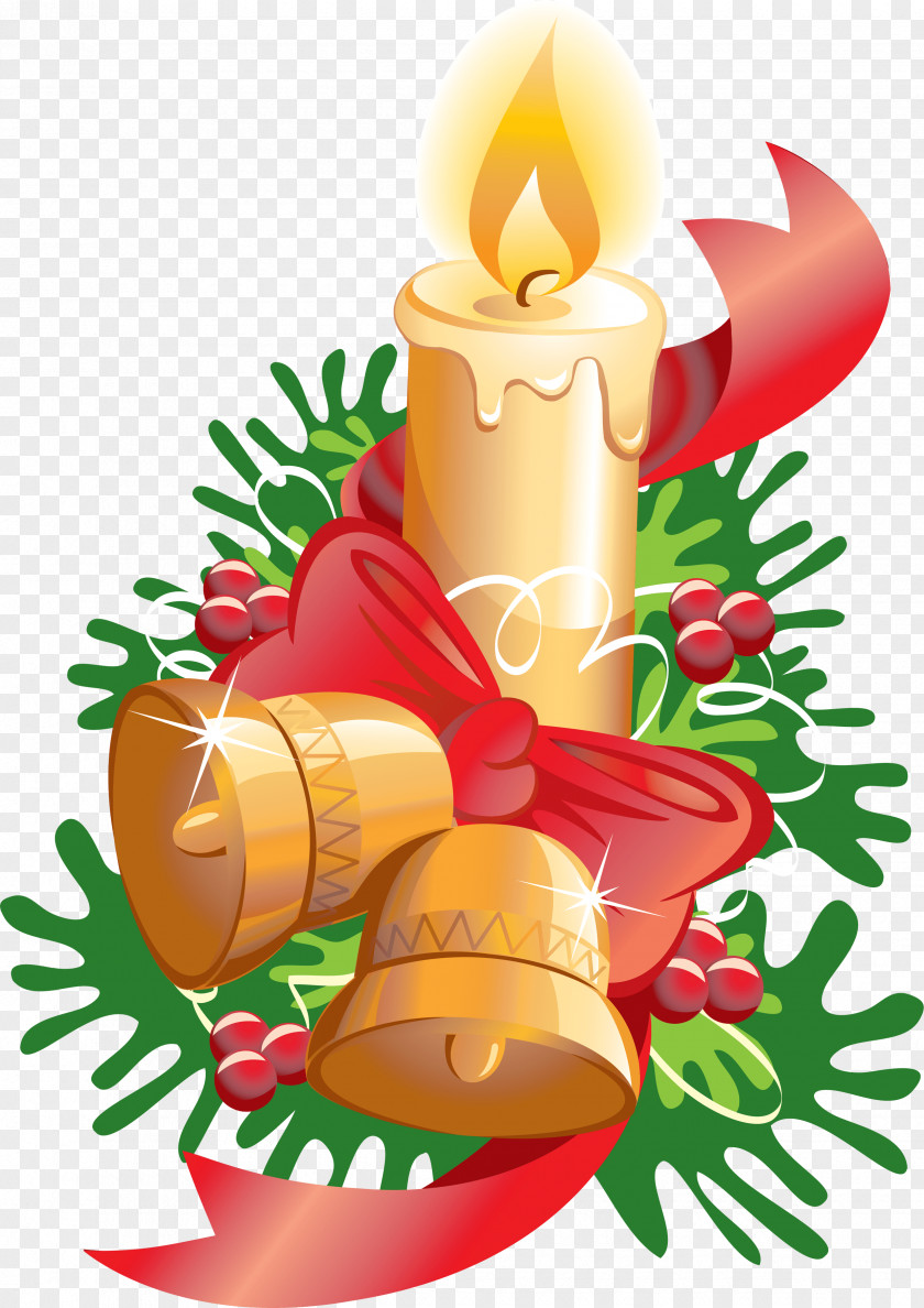 Candle Image Christmas Decoration Santa Claus Clip Art PNG