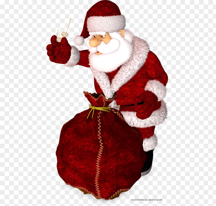 Cartoon Santa Claus Christmas Ornament Tree Clip Art PNG