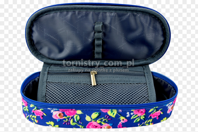 Navy Blue Flowers Pen & Pencil Cases Handbag Backpack PNG