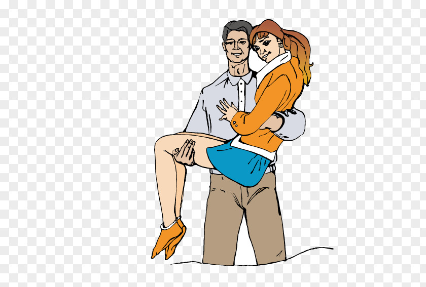 Princess Hold Couples Echtpaar Illustration PNG