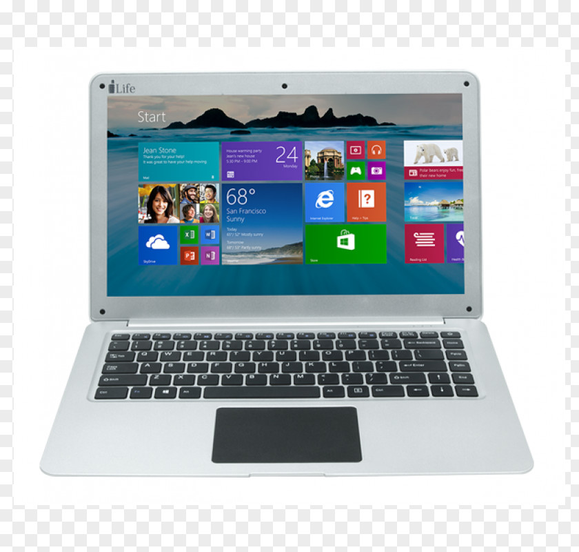 Small Notebook Laptop MacBook Air Intel Atom ILife PNG