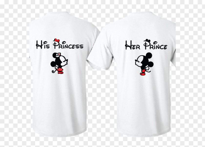 T-shirt Mickey Mouse Minnie Princess PNG