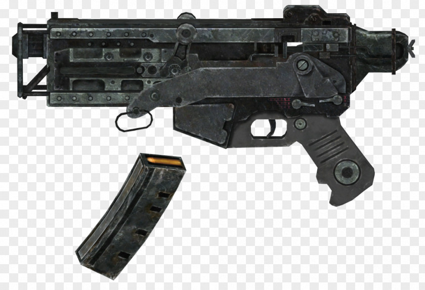Weapon Trigger Fallout: New Vegas Firearm Submachine Gun Pistol PNG