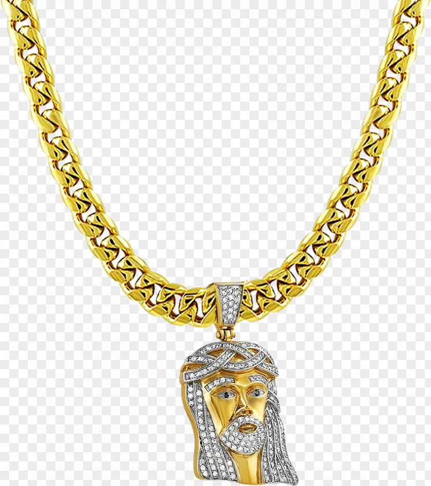 Gold Necklace Chain Jewellery Pendant PNG