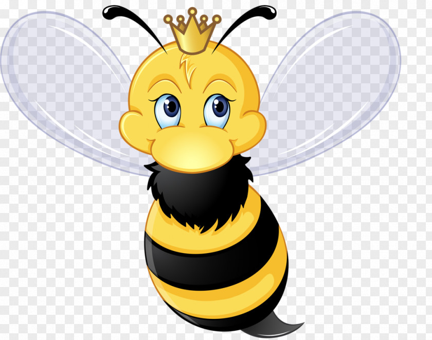 Bee Honey Queen Bumblebee Clip Art PNG