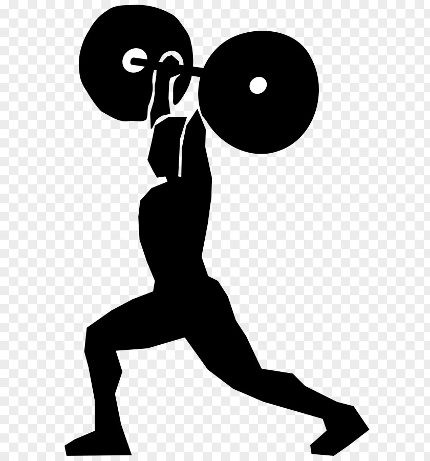 Cartoon Lifting Weights Weight Training Olympic Weightlifting Clip Art PNG