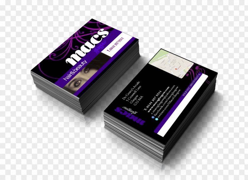 Double Sided Business Card Design Brand Electronics PNG