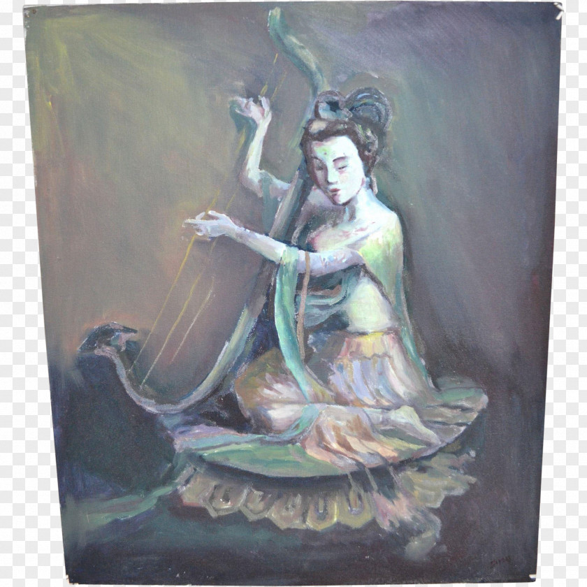 Guan Yin Painting Guanyin Goddess Deity Buddhism PNG